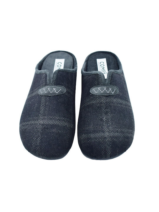 Comfy Anatomic Men's Printed Slippers Gray