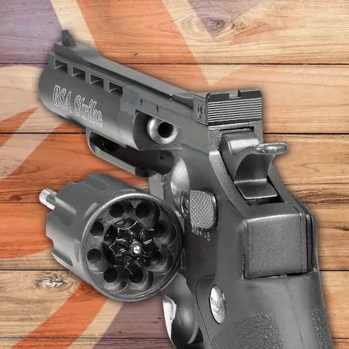 BSA Αεροβόλο Πιστόλι CO2 Strike Revolver Μεταλλικό 4.5mm