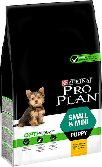 Purina Pro Plan OptiStart Small & Mini Puppy 7kg Dry Food Gluten-Free for Small Breed Puppies with Chicken