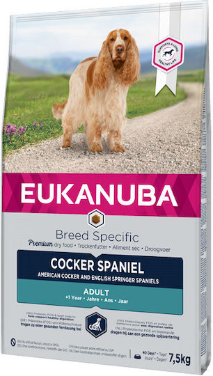 Eukanuba Adult Cocker Spaniel 7.5кг Суха Храна за Възрастни Кучета с Пилешко