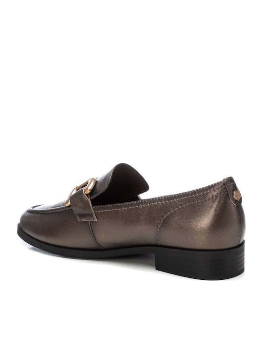 Women's Moccasins in Silver Color