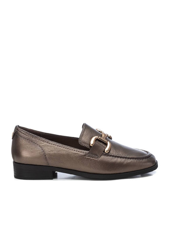 Women's Moccasins in Silver Color