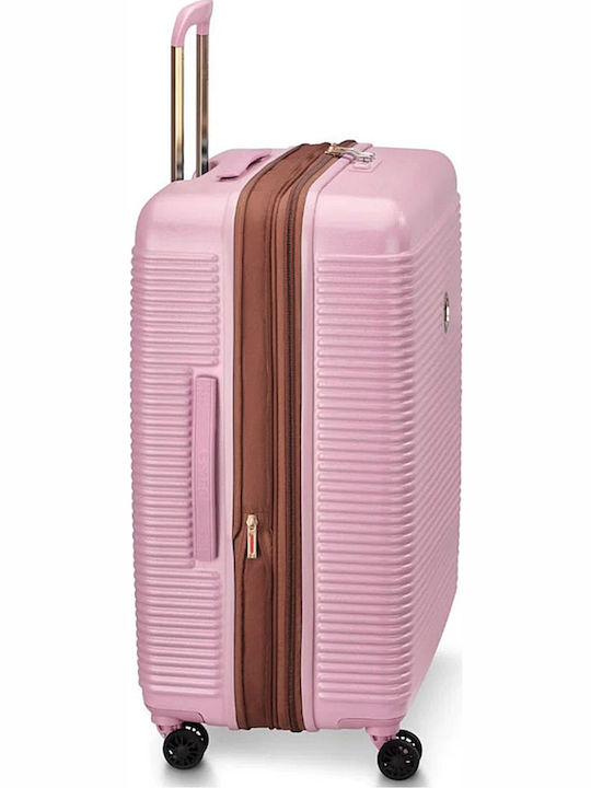 Delsey Freestyle Valiză Mare De Călătorie Tough Peony Cu 4 Roți Înălțime 70 Cm