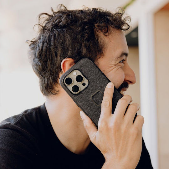 Peak Design Everyday Back Cover Σιλικόνης Γκρι (iPhone 16 Pro)