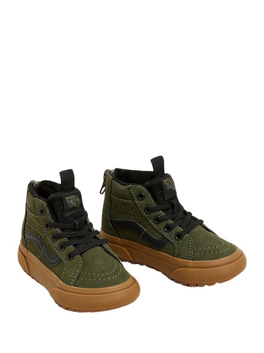 Vans Mte Sk8-hi Zip Tod Inalta Kaki