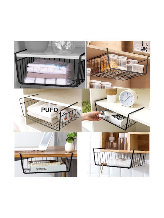 Raft Colier Metalic 31x26 cm Negru