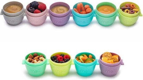 Set 10 Snapandgo Container Melii 6*59 Ml + 4*118 Ml