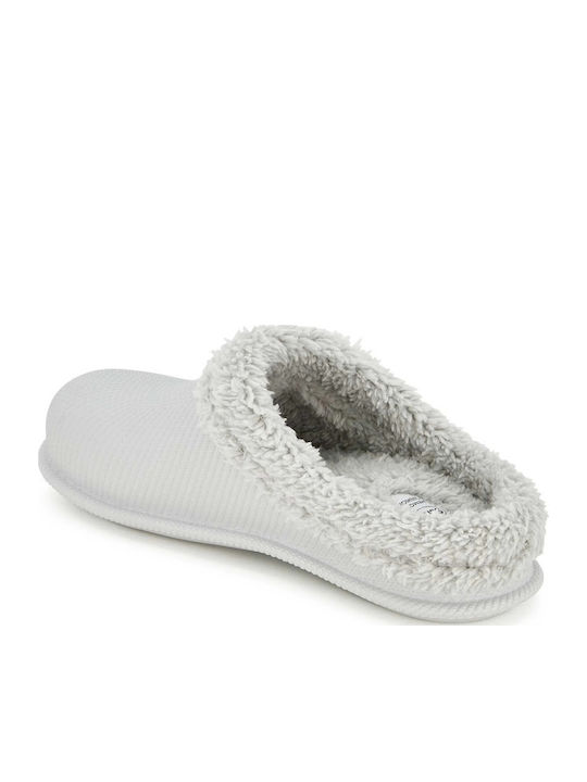 Neeva Winter Women's Slippers with Fur Gray