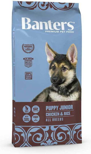 Banters Puppy Junior 15kg Dry Food for Puppies with Chicken and Rice