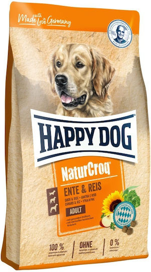 Happy Dog Naturcroq Adult 11kg Dry Food for Adult Neutered Dogs with Duck