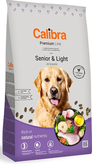 Calibra Premium Senior & Light 3kg Dry Food Diet for Senior Dogs with Chicken