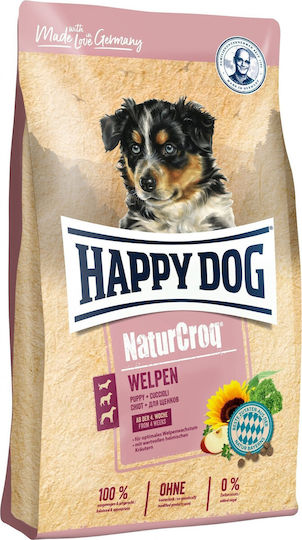 Happy Dog Naturcroq 15kg Dry Food for Puppies with Poultry and Rice