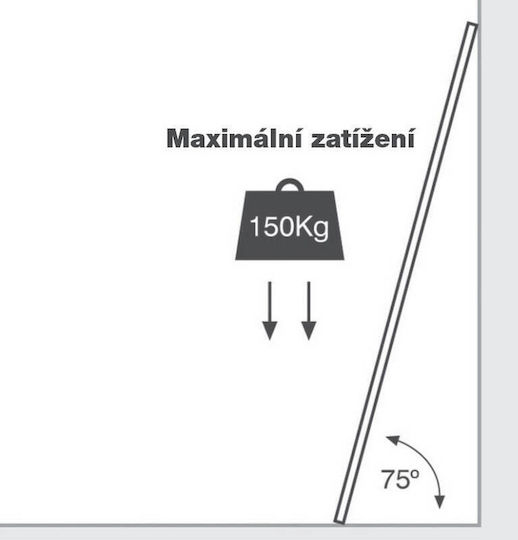G21 Telescopic Ladder Aluminum of Steps with Maximum Height 3.2m