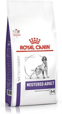 Royal Canin Veterinary Neutered Adult Medium Dog 9kg Dry Food for Adult Neutered Medium Breed Dogs with Corn and Poultry