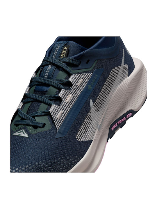 Pegasus Trail 5 GTX Sport Shoes Trail Running Blue Waterproof with Gore-Tex Membrane