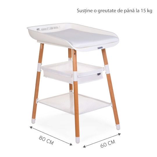 Childhome Evolux Wickeltisch Naturweiß