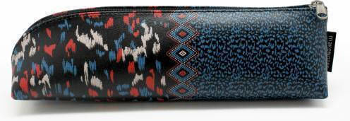 Make Notes Animal Print Κασετίνα Βαρελάκι Μπλε