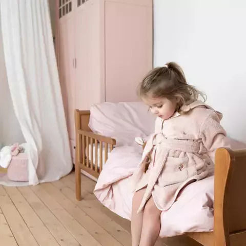 Little Dutch Βρεφικό Μπουρνούζι με Κουκούλα Blossom