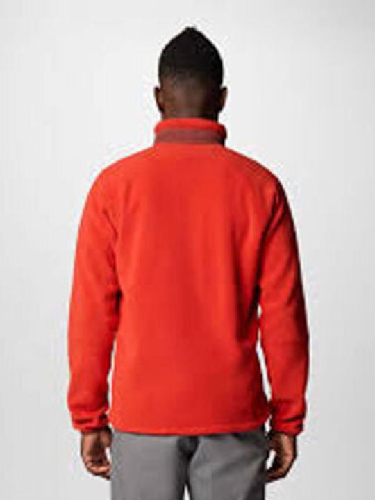 Columbia Men's Cardigan with Zipper Red