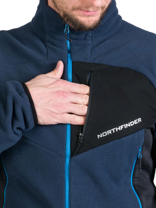 Ανδρική Ζακέτα Fleece Navy/black