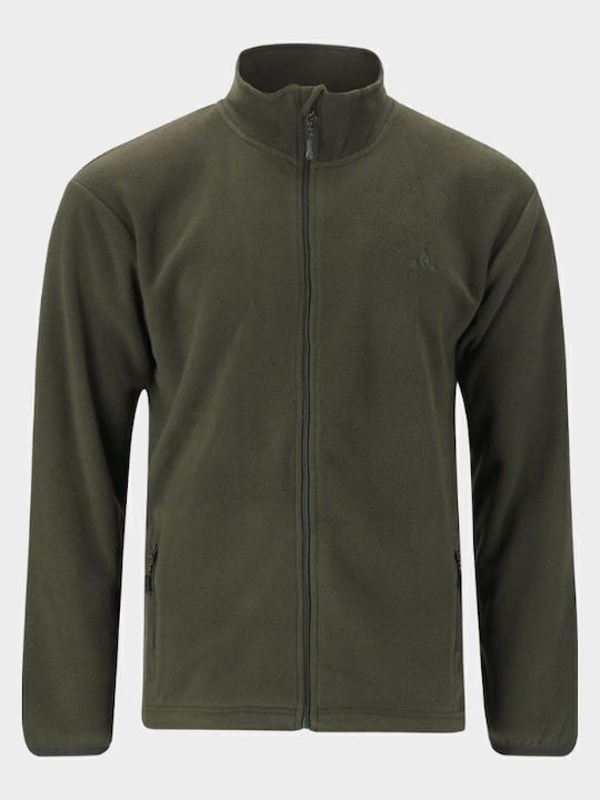 Ανδρική Ζακέτα Fleece Χακι
