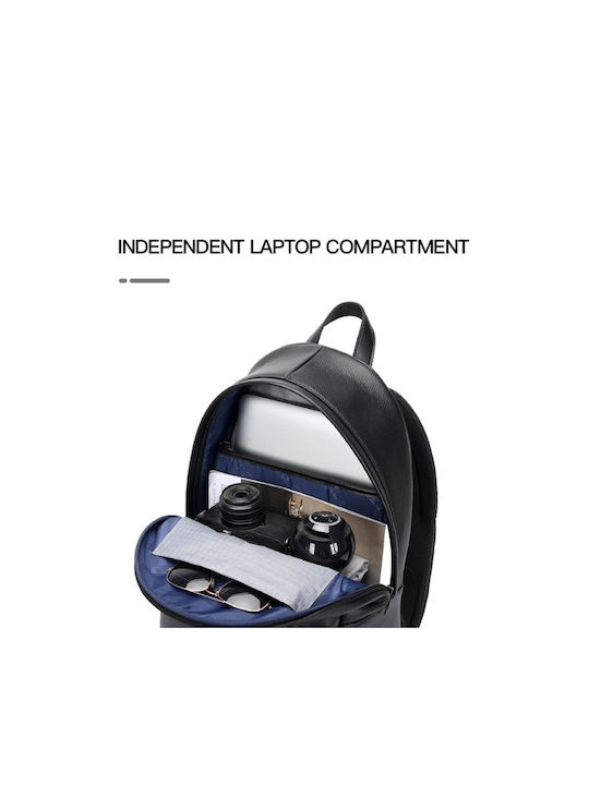 Bopai Αδιάβροχη Τσάντα Πλάτης για Laptop 15.6" Μαύρο / Μπλε Ρίγα 61-123551