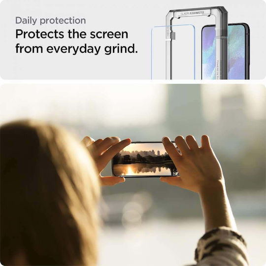 Spigen Alm Glas.tr Slim Fc 2.5D 0.3мм Закалено стъкло 2бр (Galaxy S21 5G)