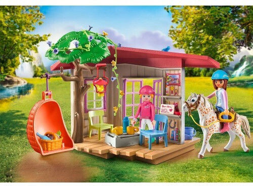 Playmobil Horses Of Waterfall Clubhouse Riding for 5-12 years old