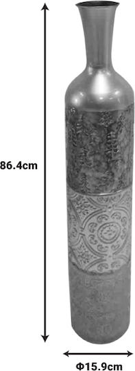 Pakketo Βάζο Μεταλλικό Lalyne Πολύχρωμο 15.9x15.9xΥ86.4cm Pakketo Βάζο Μεταλλικό Lalyne Πολύχρωμο 15.9x15.9xΥ86.4cm