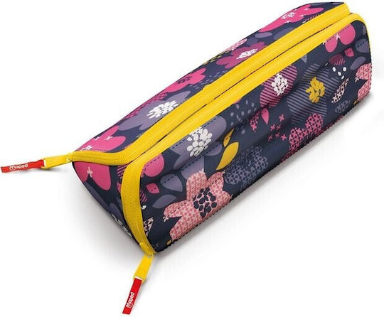 Maped Pencil Case Barrel with 2 Compartments Pink