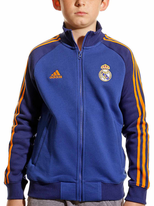 Athletic Kids Cardigan Blue Tiro Anthem Jacket