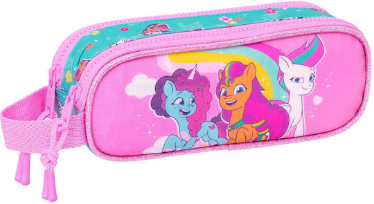 My Little Pony Magic Pencil Case with 2 Compartments Pink