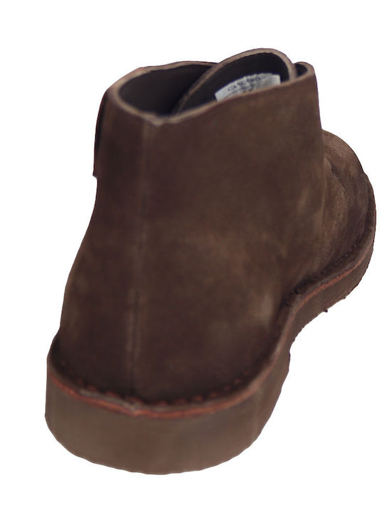 Δερμάτινα Ανδρικά Μποτάκια DK Brown