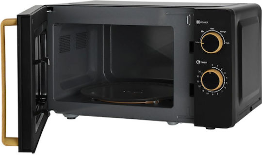 Estia Oak Microwave Oven 20lt Black
