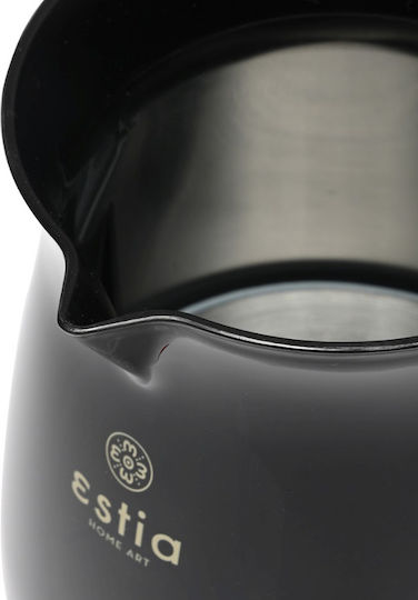 Elektrische griechische Kaffeekanne Oak 1000W Mit Abnehmbarer Basis 360° Schwarze