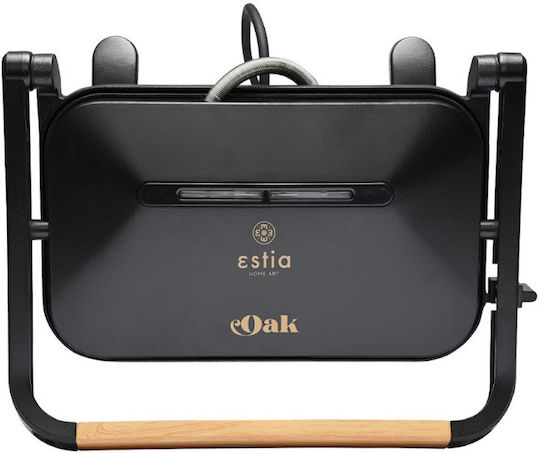 Estia Oak Сандвич тостер за 2 Сандвичи 1300W Черна