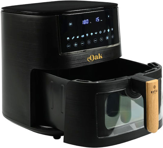 Estia Oak Air Fryer 7.2lt Black