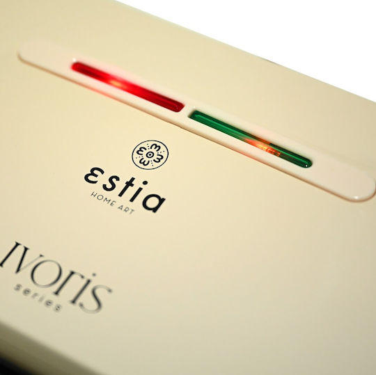 Estia Ivoris Sandwich Maker for for 2 Sandwiches Sandwiches 1300W Ivory
