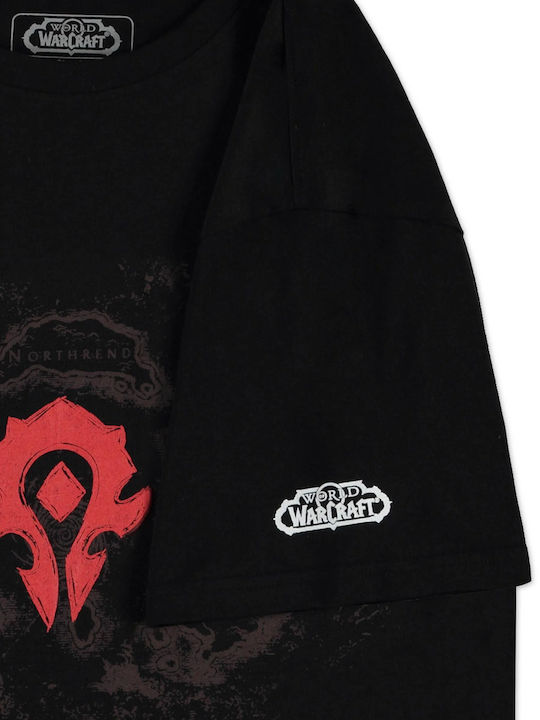 Difuzed World Of Warcraft T-shirt Μαύρο