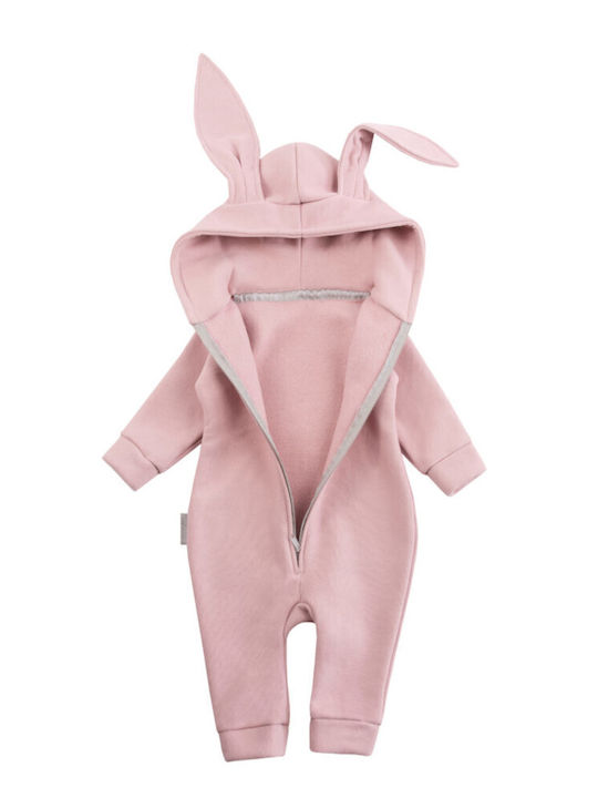 Beboulino Baby Bodysuit Exit Set Long-Sleeved Pink