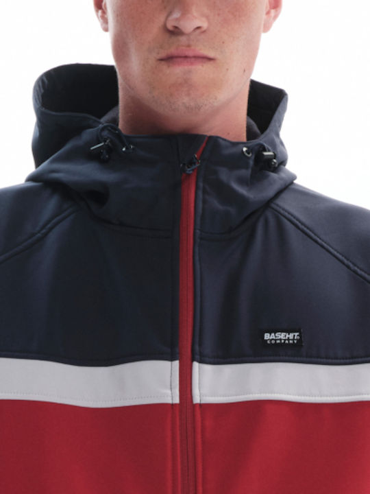 Jachetă de Iarnă Waterproof Roșie / Navy