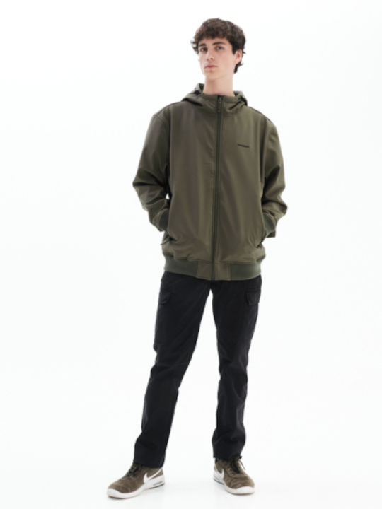 Jacke Bomber Wasserdicht Olive