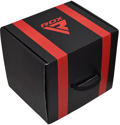 RDX Adult Full Face Boxing Headgear Leather Red