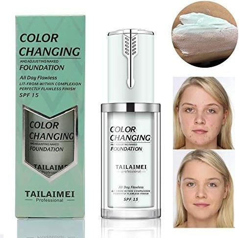 TLM Color Changing, Mov/alb Green 40ml