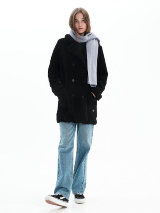 Women's Long Fur Black