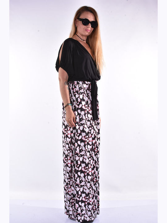 Summer Maxi Dress for Wedding and Christening Black