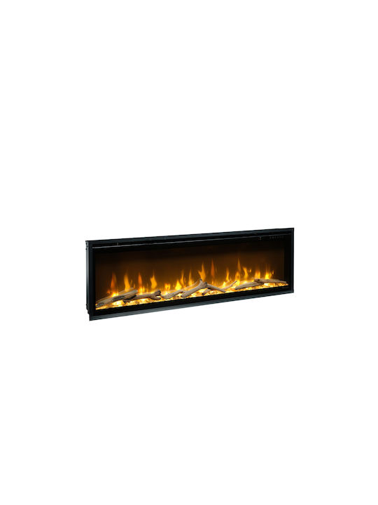 Dimplex Ignite Wall Mounted Electric Fireplace 1800W 130x42cm Black