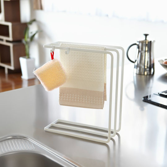 Yamazaki Yamazaki Kitchen Hanger Metallic 30x10x25cm White