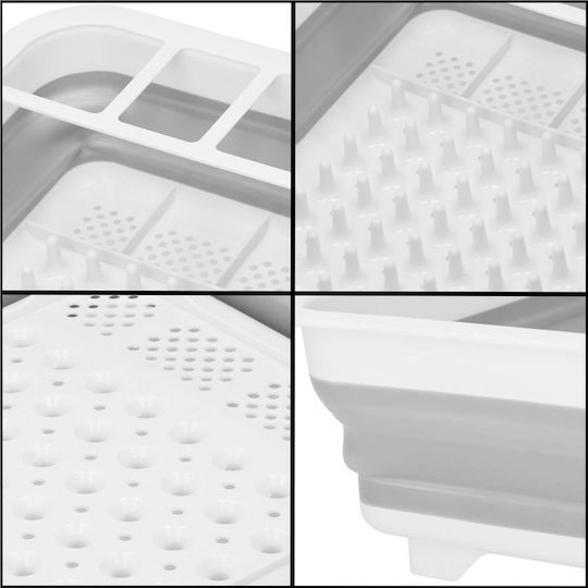 Silicone White Sink Strainer 36x31x12cm