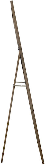 Ankor Oglindă De Podea Cu Cadru Din Lemn Gri 150x40cm 2 Bucăți
